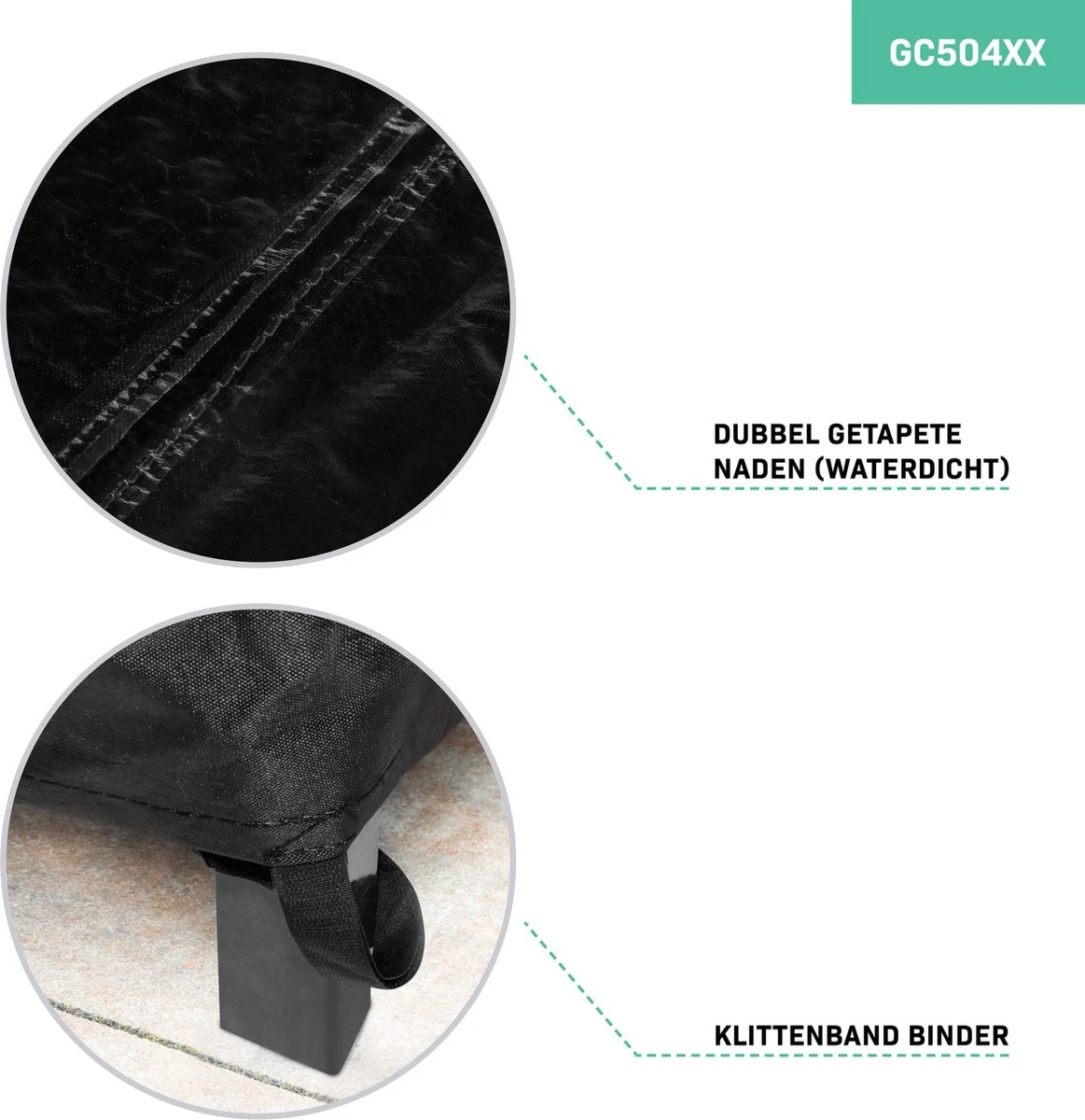 VONROC Premium Tuinbank Beschermhoes – L-vorm - 215/85 X 215/85 X 70cm 5 VONROC Premium Tuinbank Beschermhoes – L-vorm - 215/85 X 215/85 X 70cm - Image 3