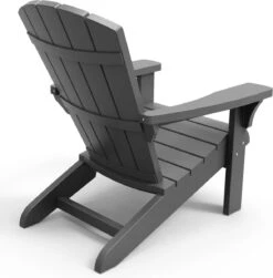 Keter Troy Adirondack Tuinstoel - 81x80x96,5cm - Grafiet -Tuinmeubel Verkoop 1180x1200