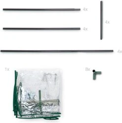 Relaxdays Tomatenkas 150x100x50 Cm - Tuinkas Tomaten - Foliekas - Serre - Kweekkas - PVC -Tuinmeubel Verkoop 1188x1200 2