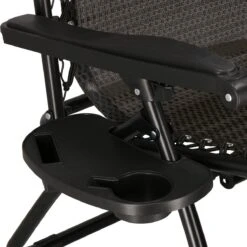 Springos Tuinstoel | Ligstoel | Opvouwbaar | Verstelbaar | Ergonomische Hoofdsteun | Bruin / Zwart -Tuinmeubel Verkoop 1198x1200 1