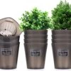 Merkloos Kruidenpot Waterreservoir Verse Kruiden Plantenpot Met Watergeefsysteem Voor Vensterbank Keuken Kruidentuin Binnen Set Van 10 Stuks Zwart -Tuinmeubel Verkoop 1200x1002