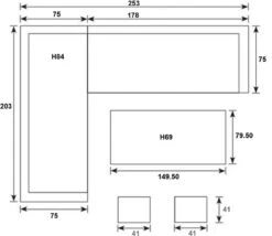 Merkloos Rivièra Original | Loungeset Hoekset Dining Set Tuinset | Wicker | Hoekbank, Hoge Tuintafel, 2 Hockers | 6 Zitplaatsen -Tuinmeubel Verkoop 1200x1040