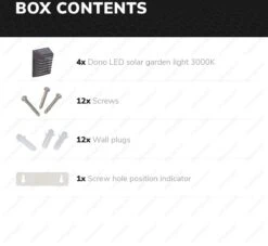 4x HOFTRONIC Dono - Solar Wandlamp Buiten - IP65 Waterdicht - Wintersolar Technologie Monokristal Zonnepaneel - 3000K Warm Wit (sfeervol) - Solar Tuinverlichting Zonne Energie -Tuinmeubel Verkoop 1200x1102 1