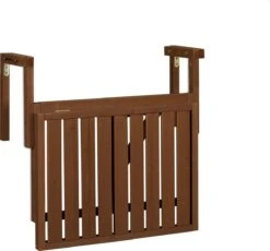 Relaxdays Balkontafel Inklapbaar - Klaptafel Balkon - Tafel Reling - Hangtafel Hout -Tuinmeubel Verkoop 1200x1118