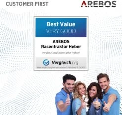 AREBOS Zitmaaierkrik Zitmaaier Kriksysteem Krik Hijstoestel Reinigingshulp 400kg -Tuinmeubel Verkoop 1200x1135