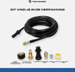 Techweise - Rioolslang Voor O.a. Kärcher - 15M - Met Roterende En Voorwaartse Kop -Tuinmeubel Verkoop 1200x1145 1
