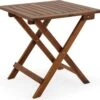 Merkloos EezyLife Houten Bijzettafel - 46x46x46cm - Acacia Hout - Tuintafel -Tuinmeubel Verkoop 1200x1152