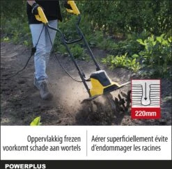 Powerplus POWXG72010 Tuinfrees - 1500W - Werkbreedte 450mm - Werkdiepte Max. 220mm - Incl. 6 Messen En Wielen -Tuinmeubel Verkoop 1200x1179 3