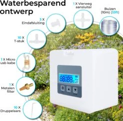 Automatisch Bewateringssysteem Voor Kamerplanten Met Pomp – Waterdruppelaar – Watergeefsysteem– Planten Watergever -Tuinmeubel Verkoop 1200x1186 2