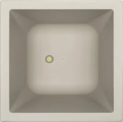 Elho Vivo Structure Finish Vierkant 40 - Plantenbak Voor Binnen & Buiten - Ø 39 X H 41 - Grijs/Warm Grijs -Tuinmeubel Verkoop 1200x1188 2