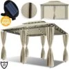 El Jardin - Partytent - 4x3 - Waterdicht Dak - Wanden - Beige Paviljoen 2 El Jardin - Partytent - 4x3 - Waterdicht Dak - Wanden - Beige Paviljoen -Tuinmeubel Verkoop 1200x1197 1