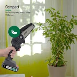 Mardin Mini Kettingzaag - Snoeizaag - Kettingzaag - Kettingzaag Electrisch Met 2 Accu - Inclusief Koffer - 1 Extra Accu - Zwart -Tuinmeubel Verkoop 1200x1199 5