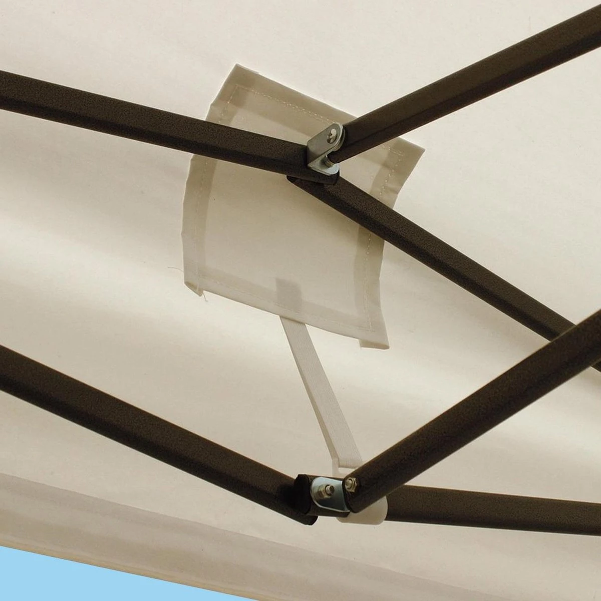 LifeGoods Partytent - 3x3 M - Zijwanden - Easy Up - Opvouwbaar - Waterdicht - Draagtas Met Wieltjes - Beige 14 LifeGoods Partytent - 3x3 M - Zijwanden - Easy Up - Opvouwbaar - Waterdicht - Draagtas Met Wieltjes - Beige - Image 12