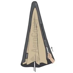 AeroCover Parasolhoes - Zweef Parasols - Grijs - 250x55 Cm (HxB) -Tuinmeubel Verkoop 1200x1200 141