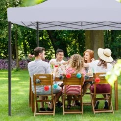 LifeGoods Partytent - 3x3 M - Zijwanden - Easy Up - Opvouwbaar - Waterdicht - Draagtas Met Wieltjes - Donkergrijs -Tuinmeubel Verkoop 1200x1200 15