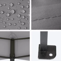 LifeGoods Partytent - 3x4.5 M - Zijwanden - Easy Up - Opvouwbaar - Waterdicht - Draagtas Met Wieltjes - Donkergrijs 18 LifeGoods Partytent - 3x4.5 M - Zijwanden - Easy Up - Opvouwbaar - Waterdicht - Draagtas Met Wieltjes - Donkergrijs -Tuinmeubel Verkoop 1200x1200 153