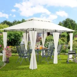El Jardin - Partytent - 4x3 - Waterdicht Dak - Wanden - Beige Paviljoen -Tuinmeubel Verkoop 1200x1200 183