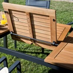 NATERIAL - Uitschuifbare Tuintafel ORIS - Uitschuifbare Tafel Voor 6 Tot 8 Personen - 180-240x100 Cm - Aluminium - Hout Eucalyptus 16 NATERIAL - Uitschuifbare Tuintafel ORIS - Uitschuifbare Tafel Voor 6 Tot 8 Personen - 180-240x100 Cm - Aluminium - Hout Eucalyptus -Tuinmeubel Verkoop 1200x1200 186