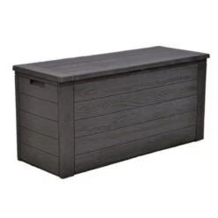 Merkloos Woody Tuin Opbergbox - 324 Liter 45x120x60 Cm - Tuinkussenbox - Antraciet/bruin -Tuinmeubel Verkoop 1200x1200 196