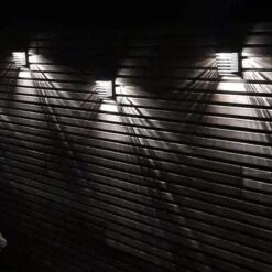 4x HOFTRONIC Dono - Solar Wandlamp Buiten - IP65 Waterdicht - Wintersolar Technologie Monokristal Zonnepaneel - 3000K Warm Wit (sfeervol) - Solar Tuinverlichting Zonne Energie -Tuinmeubel Verkoop 1200x1200 244