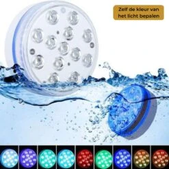 Lueas® Draadloze Ledlampjes Waterdicht - Met Afstandbediening -2 Stuks Op Batterijen - RGB - Dimbaar -Tuinmeubel Verkoop 1200x1200 259