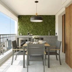 NATERIAL - Tuintafel Vierkant ORIS - 4 Personen - Houten Tafel 90x90 Cm - Aluminium - Met Houten Blad - Eucalyptus -Tuinmeubel Verkoop 1200x1200 26