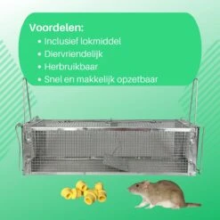 ValueStar Rattenval - Rattenval Voor Buiten - Ongediertebestrijding - Rattenvallen - Ratten - Rattenval Vangkooi -Tuinmeubel Verkoop 1200x1200 278