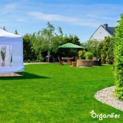 Gazonmest All-In-One (20Kg - Voor 400m2) Voor Een Diepgroen Sterk Gazon Zonder Mos En Onkruid - Complete Meststof Met Kalk En Grasversterker - Organifer -Tuinmeubel Verkoop 1200x1200 418