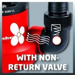 Einhell Dompelpomp GC-SP 3580 LL (350 W - 8000 L/h - 1 Mm Restwater - Traploos Instelbare Vlotterschakelaar - GeÃ¯ntegreerd Terugslagventiel - Draaghandvat - Kabelopwikkeling - Mechanische Afdichting) -Tuinmeubel Verkoop 1200x1200 565