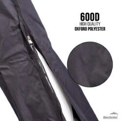 MaxxGarden Parasolhoes - Afdekhoes Voor Zweefparasol - Beschermhoes - 200-400 Cm - Met Rits En Trekkoord - Zwart -Tuinmeubel Verkoop 1200x1200 58