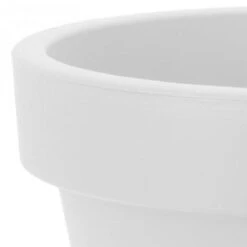 Kunststof Bloempot Wit Ø50 Cm - Hoogte 42 Cm -Tuinmeubel Verkoop 1200x1200 680