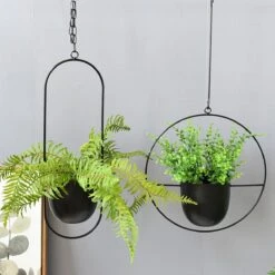 Be-Inspired® Hangende Bloempot Ovaal - Bloempot Binnen - Voor Hangplant – Plant Bloem Pot Met Opknoping – Plantenhanger - Plantenbak - Industrieel – Scandinavisch - Metaal - Zwart 15 Be-Inspired® Hangende Bloempot Ovaal - Bloempot Binnen - Voor Hangplant – Plant Bloem Pot Met Opknoping – Plantenhanger - Plantenbak - Industrieel – Scandinavisch - Metaal - Zwart -Tuinmeubel Verkoop 1200x1200 685