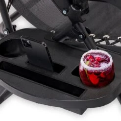 LifeGoods Opvouwbare Tuinstoelen - Verstelbaar Zonnescherm - 2 Stuks - 30°-90° Verstelbaar - Metaal - Zwart -Tuinmeubel Verkoop 1200x1200 92