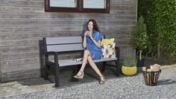 Keter Montero Tuinbank - 3-personen - 150x62,5x89cm – Grafiet -Tuinmeubel Verkoop 1200x675 5