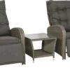 Loungeset Duoset Melia 2 Verstelbare Stoelen + Tafel - Balkonset -Tuinmeubel Verkoop 1200x705