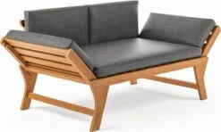 Loungebank Tuin FSC Antraciet – Makkelijk Verstelbaar Lounge Bank Balkon – Tuinbank Lounge Hardhout FSC – Perfecthomeshop -Tuinmeubel Verkoop 1200x720