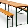 Casaria Tuinset Hout – 2 Banken 1Tafel Inklapbaar - 170x46x75cm -Tuinmeubel Verkoop 1200x724 1