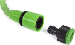 Benson - Tuinslang - Fexibel - 10 Meter - Tuinslang Met Koppeling - Spuitpistool - Groen -Tuinmeubel Verkoop 1200x728