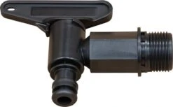 Luxe Voordeelset 100L Antraciet Rainsaver Regenton + Kraan + Voet + Vulautomaat| Muurmodel -Tuinmeubel Verkoop 1200x741