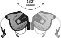 CoolHome Wandslangenbox 30 Meter + 2 Meter - Tuinslang Met Haspel- Slangenhouder 180° Draaibaar - Tuinslanghaspel Zwart - Grijs -Tuinmeubel Verkoop 1200x751 1