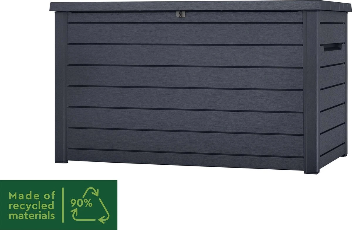Keter Ontario Opbergbox - 870L - 147x83x86cm - Grafiet 6 Keter Ontario Opbergbox - 870L - 147x83x86cm - Grafiet - Image 4