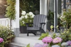 Keter Troy Adirondack Tuinstoel - 81x80x96,5cm - Grafiet -Tuinmeubel Verkoop 1200x799