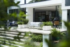 Elho Vivo Structure Finish Lang 90 - Plantenbak Voor Binnen & Buiten - Ø 88 X H 41 - Wit -Tuinmeubel Verkoop 1200x800 146