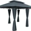 Casaria Paviljoen Topas 3x4m - UV-bescherming 50+ - Antraciet -Tuinmeubel Verkoop 1200x847 2