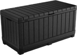 Keter Kentwood Opbergbox - 128x53.6x59 Cm - 350 L - Grafiet -Tuinmeubel Verkoop 1200x863