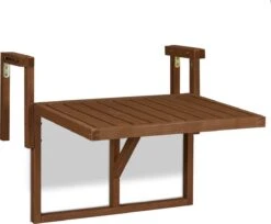 Relaxdays Balkontafel Inklapbaar - Klaptafel Balkon - Tafel Reling - Hangtafel Hout -Tuinmeubel Verkoop 1200x990 1
