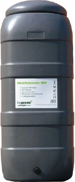Harcostar Rainsaver Regenton 100 Liter Antraciet Met Vulautomaat En 3 Delige Voet -Tuinmeubel Verkoop 498x1200