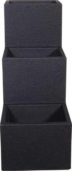 4gardenz Stone Trapsgewijs Plantenbak Voor Buiten 27x60x60 Cm - Grijs -Tuinmeubel Verkoop 509x1200