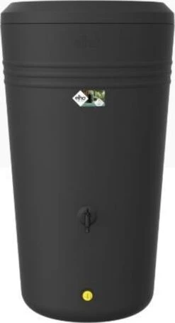 Elho Green Basics Regenton - Regenton - Living Black - Buiten - 200 Liter -Tuinmeubel Verkoop 651x1200 1