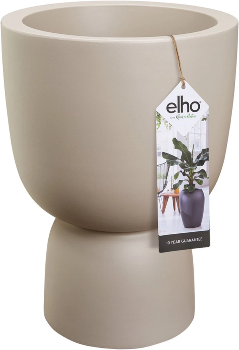 Elho Pure Coupe 41 - Bloempot Voor Binnen & Buiten - Ø 41.3 X H 57.9 Cm - Beige/Balanced Beige 10 Elho Pure Coupe 41 - Bloempot Voor Binnen & Buiten - Ø 41.3 X H 57.9 Cm - Beige/Balanced Beige - Image 8